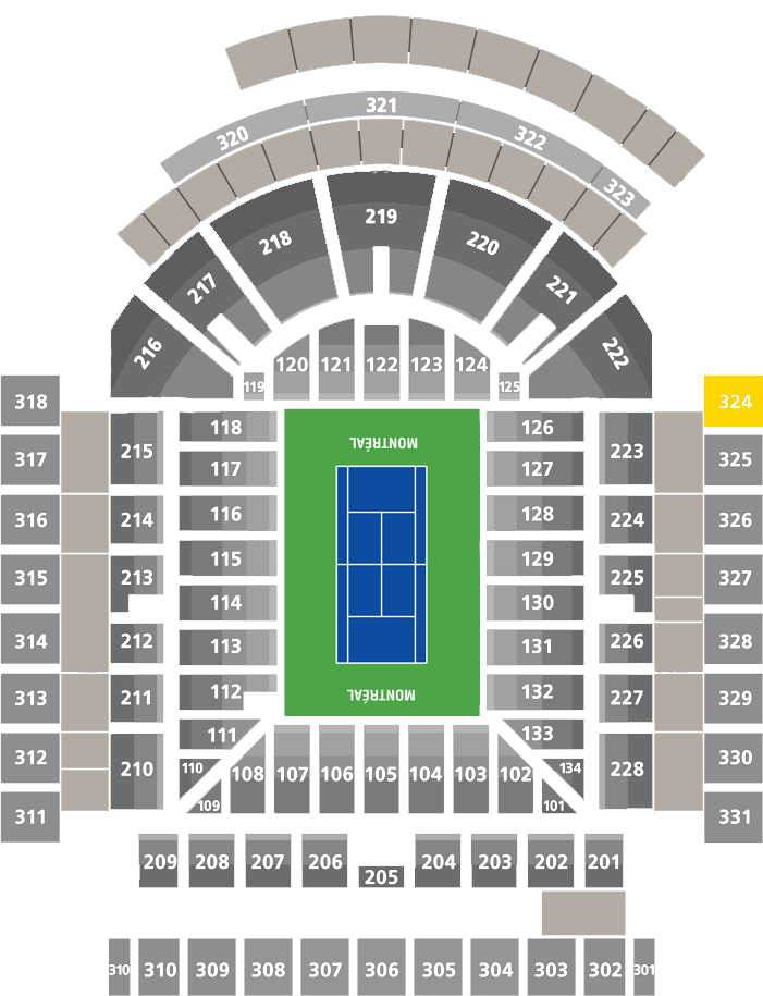 Stade IGA-Center Court Section 324