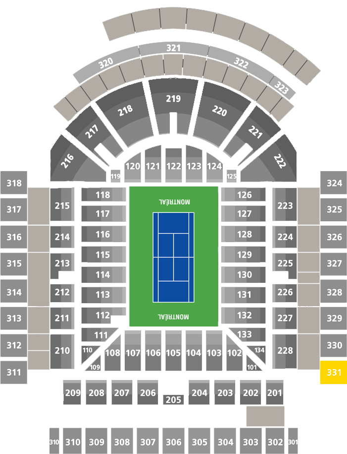 Stade IGA-Center Court Section 331