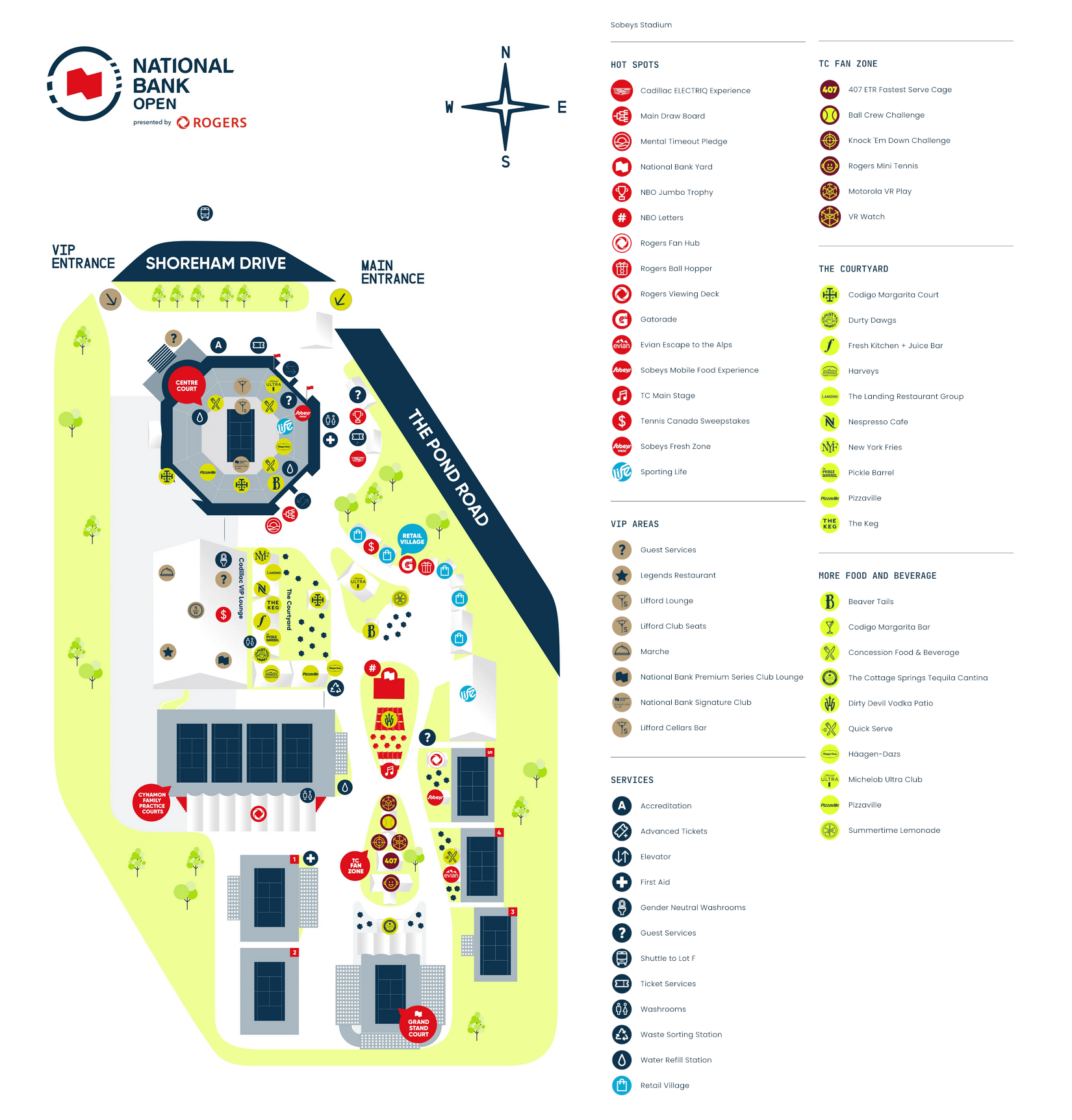 Sobeys Stadium-Site Map