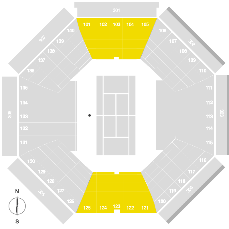 Sobeys Stadium-Court Central CAT.1-Behind Server