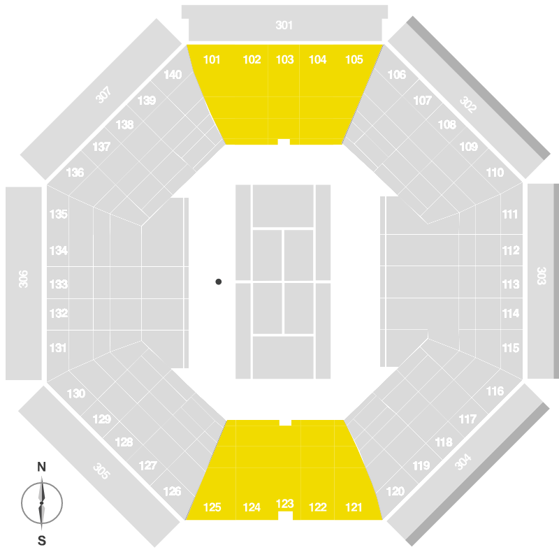 Sobeys Stadium-Center Court CAT.1-Behind Server