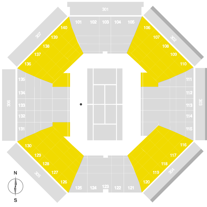 Sobeys Stadium-Court Central CAT.1-Corner
