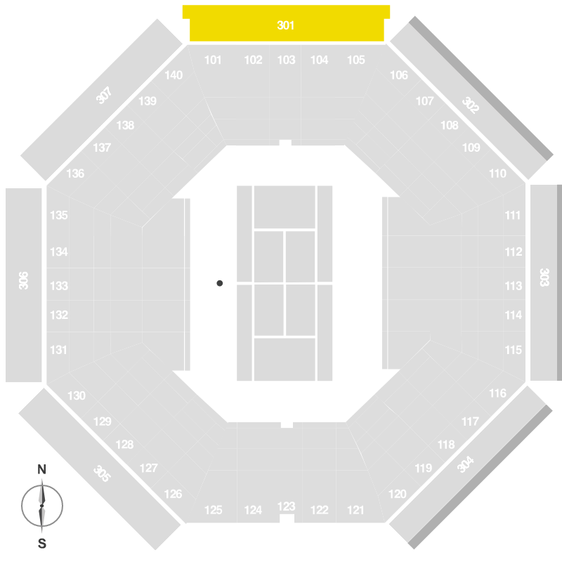 Sobeys Stadium-Court Central CAT.2-Behind Server