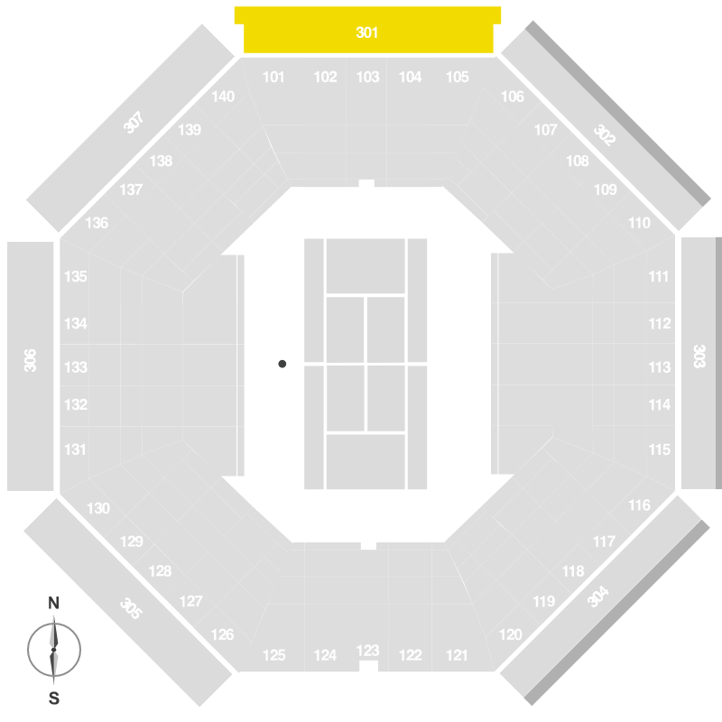 Sobeys Stadium-Center Court CAT.2-Behind Server