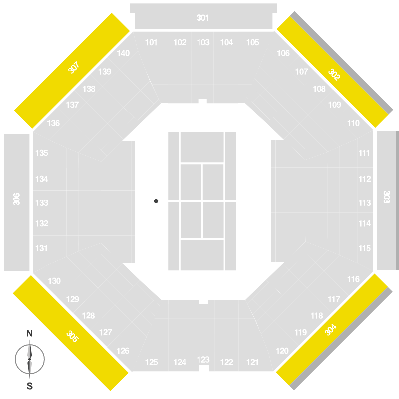 Sobeys Stadium-Court Central CAT.2-Corner