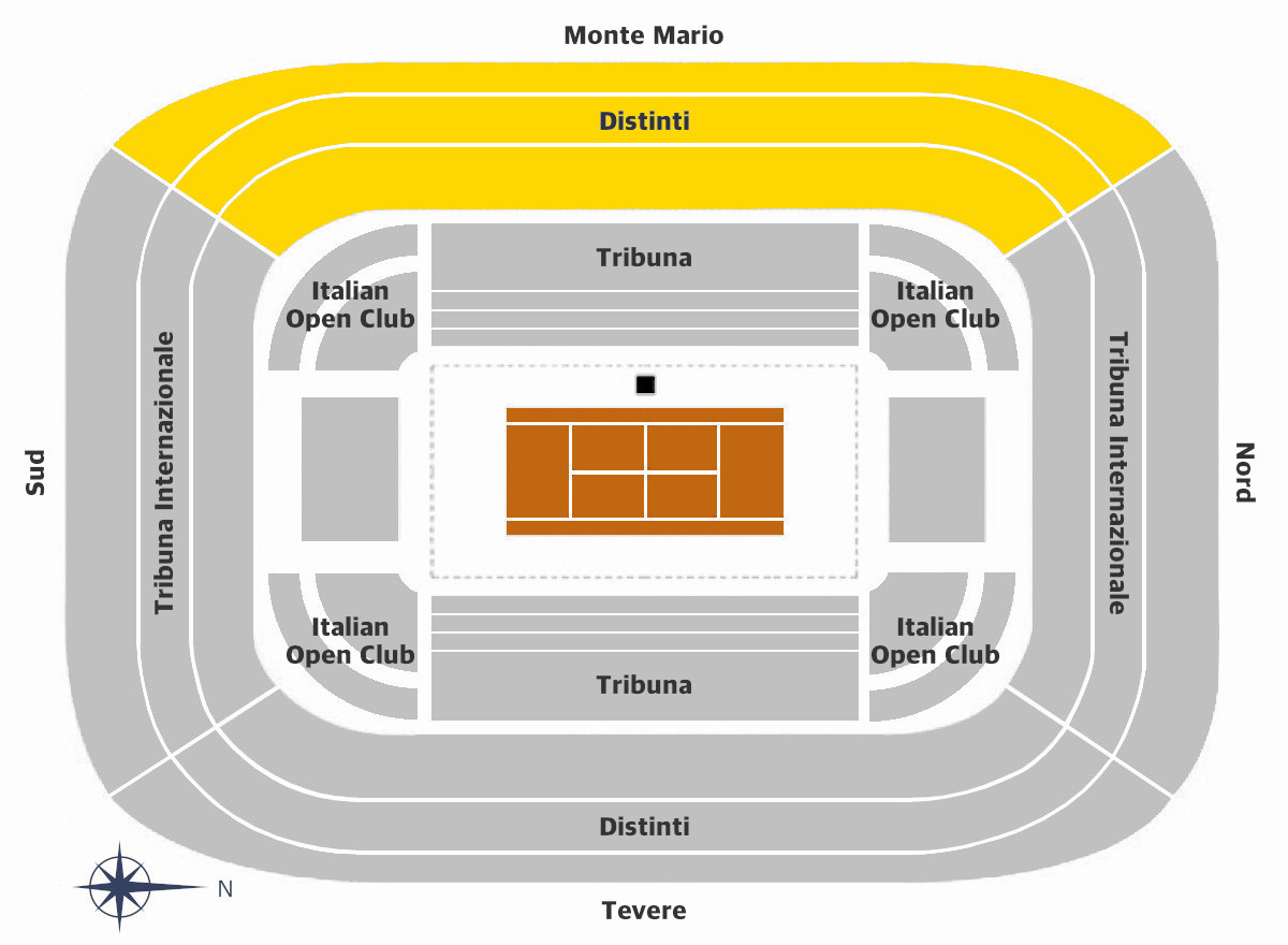 Campo Centrale CAT.2-Distinti-Monte Mario