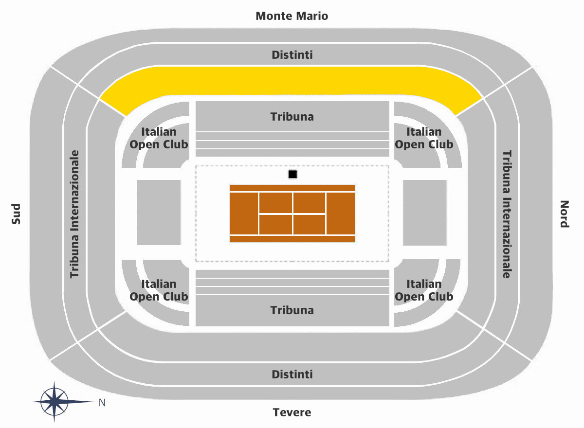 Campo Centrale CAT.2-Distinti-Monte Mario