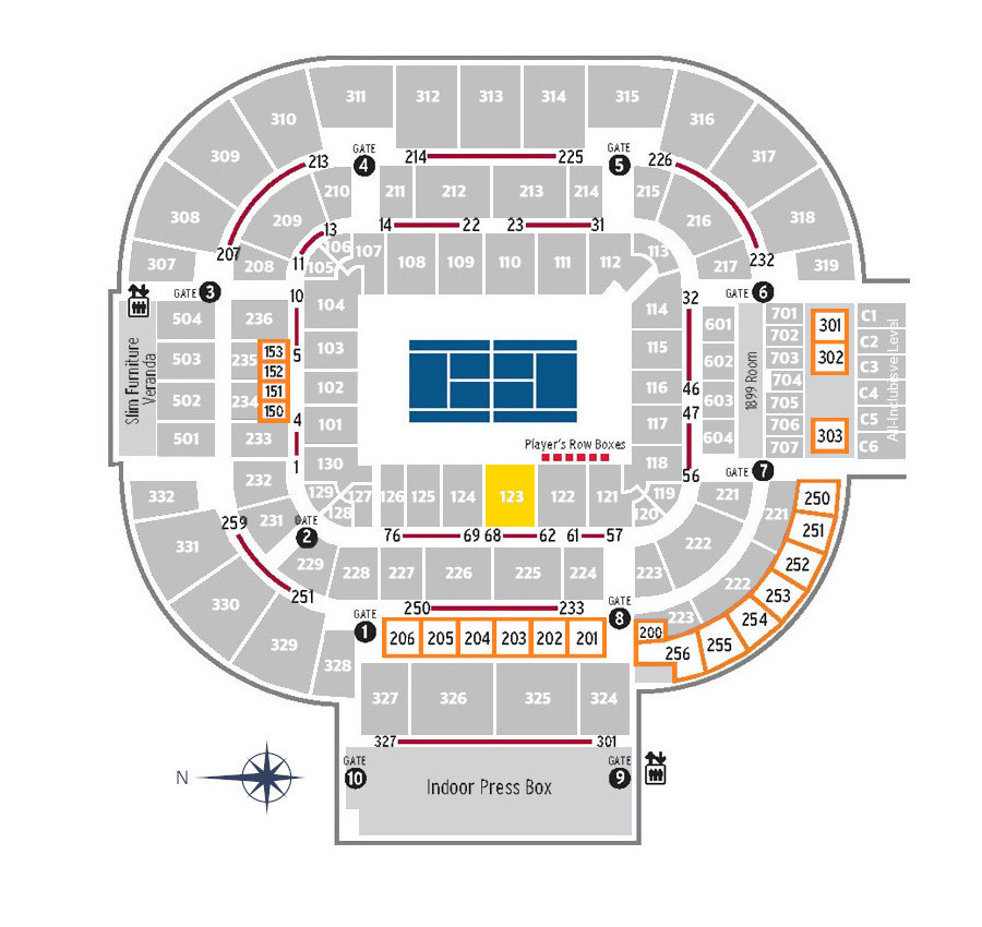 Center Court CAT.1-Section 123