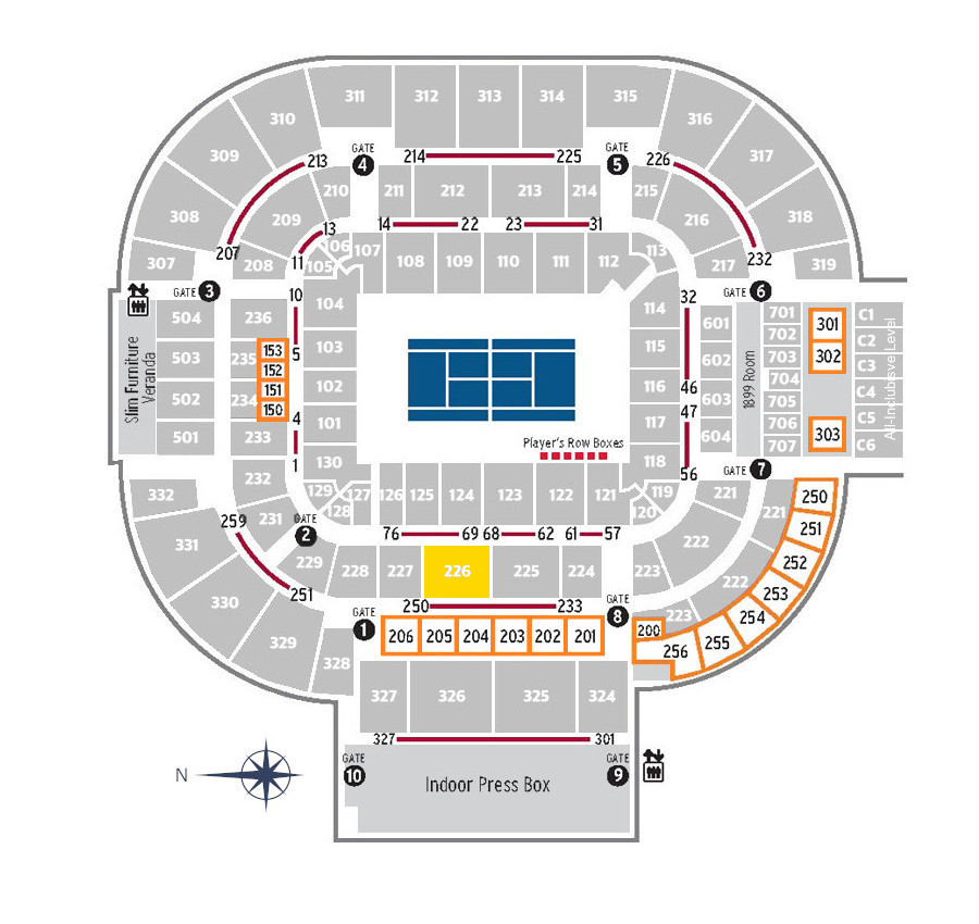 Center Court CAT.2-Section 226