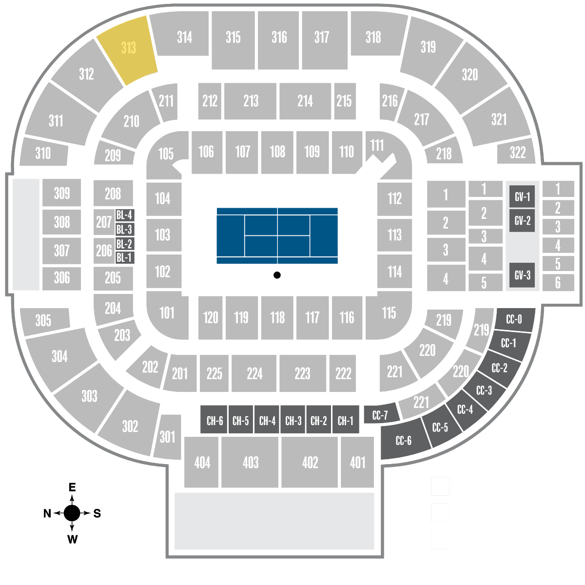 Center Court CAT.3-Section 313