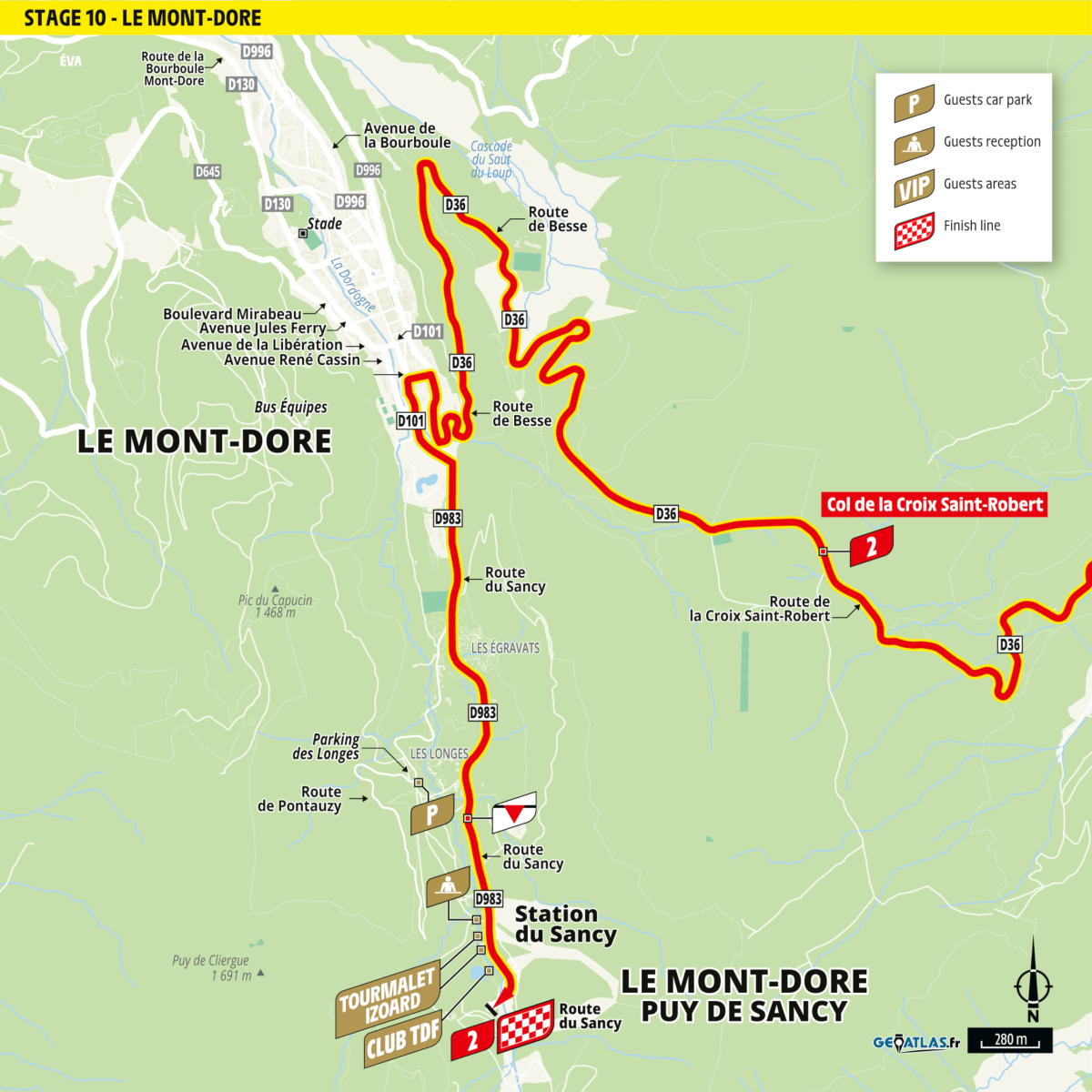 Stage 10 VIP Izoard Finish Line Programme