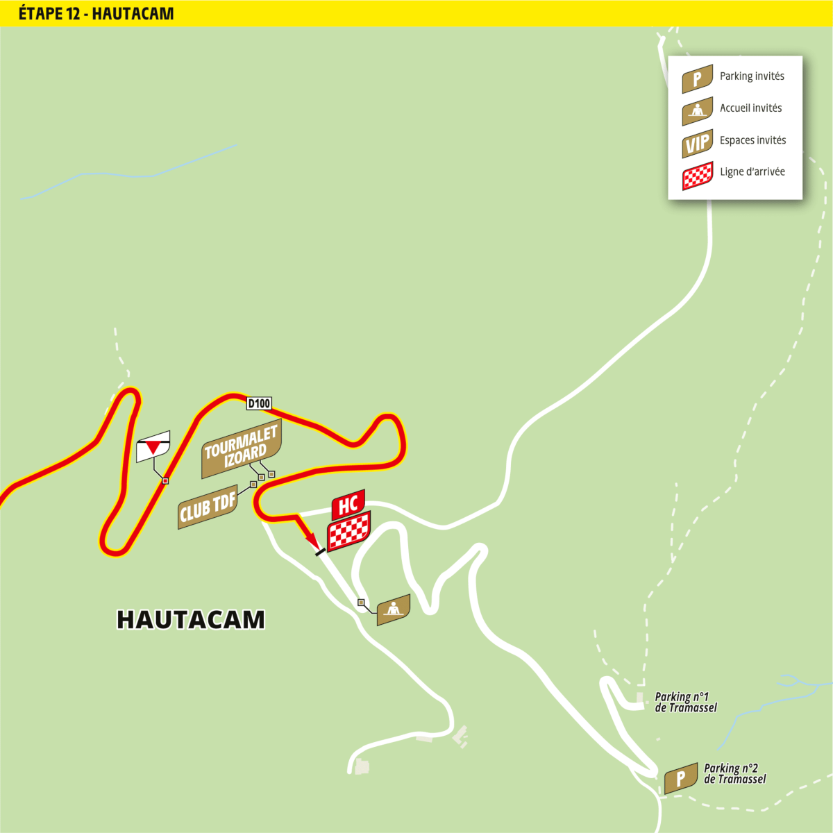 Stage 12 VIP Izoard Finish Line Programme