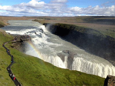 Geysir and Gullfoss, Ísland, horseback riding