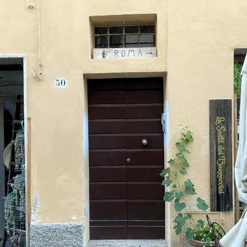 La Casa Gialla di Buonconvento入口