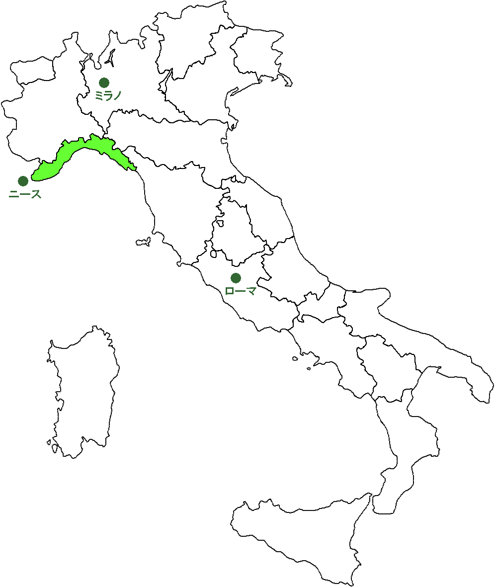 イタリア地図