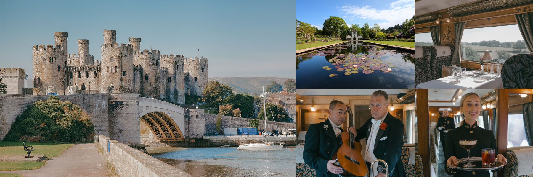 コンウィ城とボドナント・ガーデン