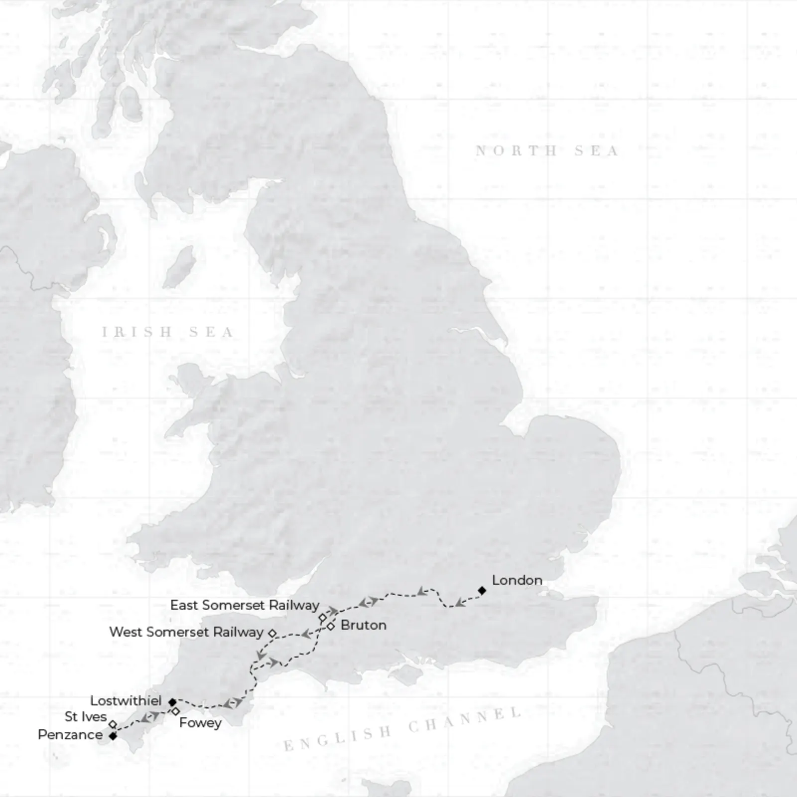 路線図 コーンウォール