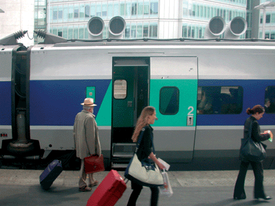 駅の風景